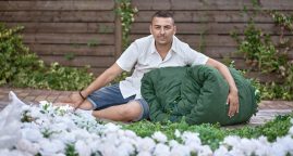 Luxe virágfal telepítés